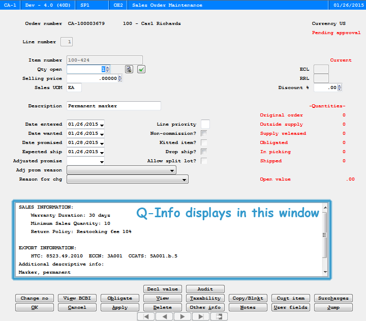 ISQ screen